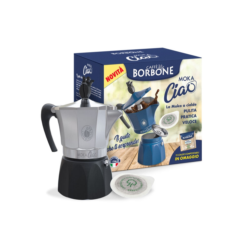 Borbone Ciao Moka A Cialde 15 Cialde Blu Omaggio Limited Edition