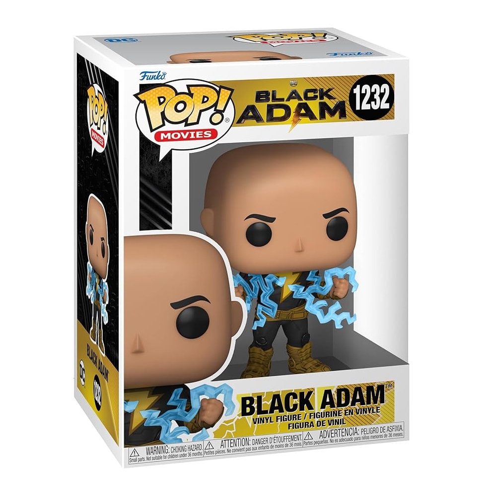 FUNKO POP! MOVIES: DC - BLACK ADAM WITH LIGHTENING CHEST