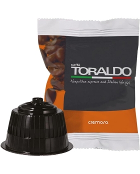 Toraldo Caffè Miscela Cremosa 100 Capsule Compatib. Dolce Gusto