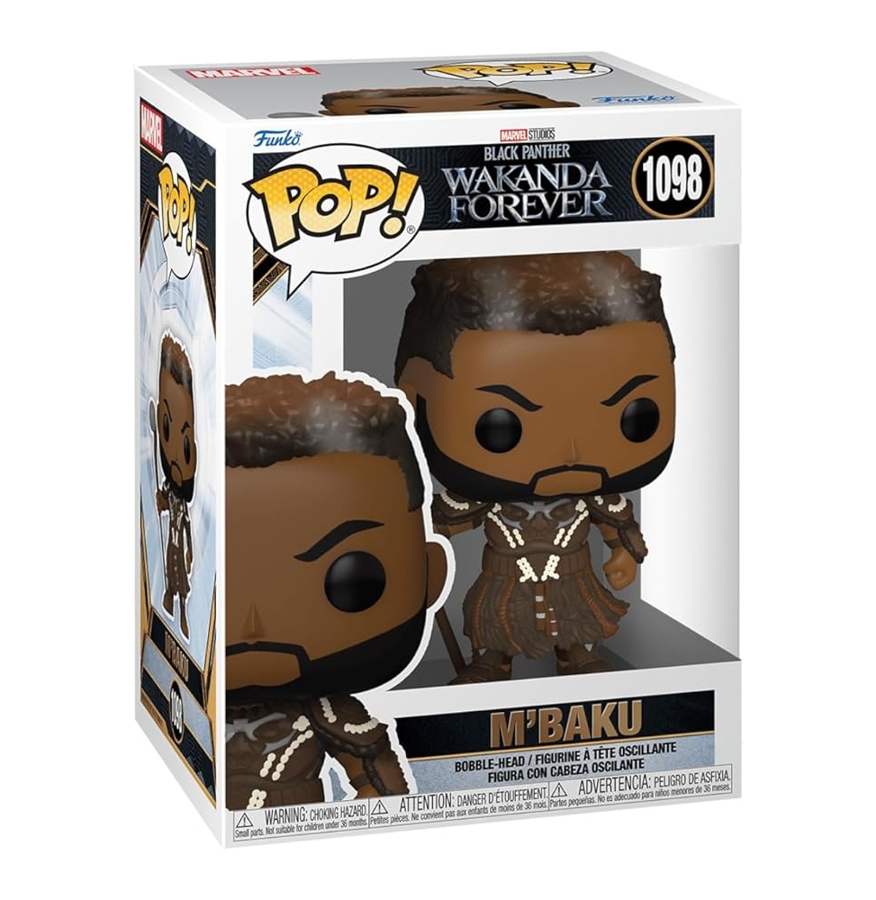 FUNKO POP! MARVEL - BLACK PANTHER: WAKANDA FOREVER - M'BAKU