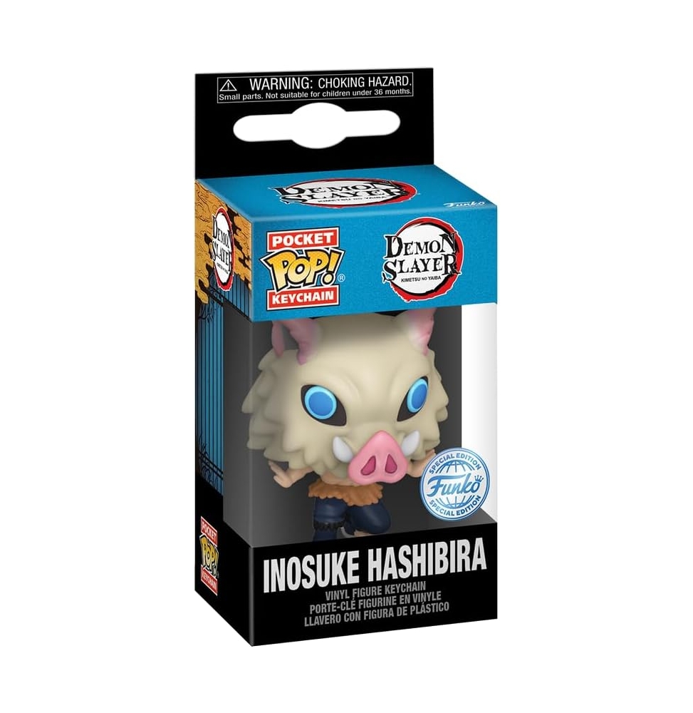 FUNKO POP! KEYCHAIN: DEMON SLAYER - 7TH FORM INOSUKE HASHIBIRA