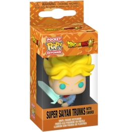 FUNKO POP! KEYCHAIN: DBS - SUPER SAIYAN TRUNKS WITH SWORD - DRAGON BALL