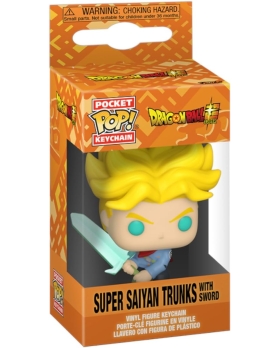 FUNKO POP! KEYCHAIN: DBS - SUPER SAIYAN TRUNKS WITH SWORD - DRAGON BALL