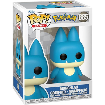 Funko POP! Games: Pokemon - Munchlax - Figura in Vinile da Colle