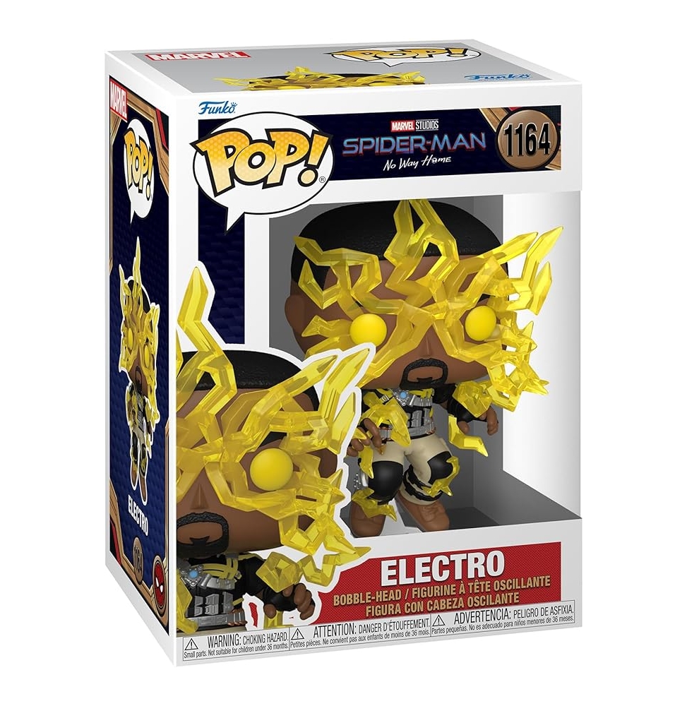 FUNKO POP! MARVEL: SPIDERMAN NO WAY HOME 2021 - ELECTRO FINALE