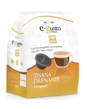 Pop Caffè Tisana Drenante Capsule Comp. Nescafè Dolce Gusto 96pz