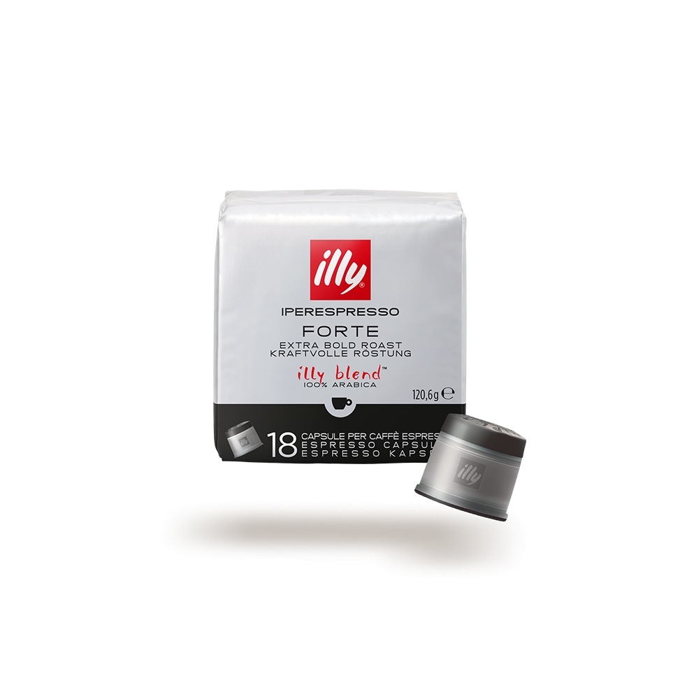 ILLY CAPSULE CAFFÈ IPERESPRESSO TOSTATO FORTE CONFEZIONE DA 18PZ